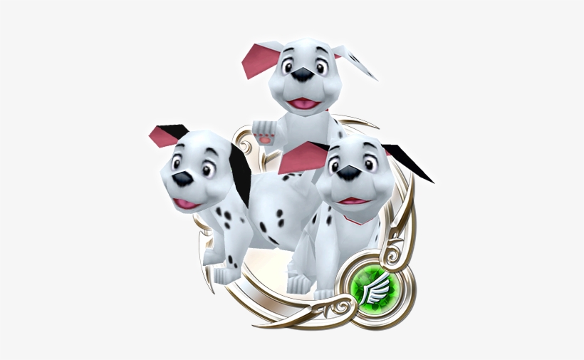 101 Dalmatians Three Of The Ninety-nine Puppies Living - Three Puppies Cartoon, transparent png #3312820