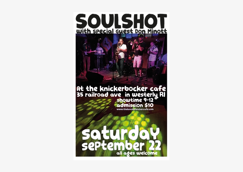 Soulshot - The Knickerbocker Music Center, transparent png #3313023