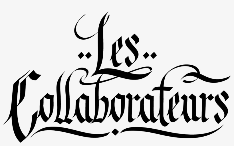 Les Collaborateurs - Calligraphy, transparent png #3313026