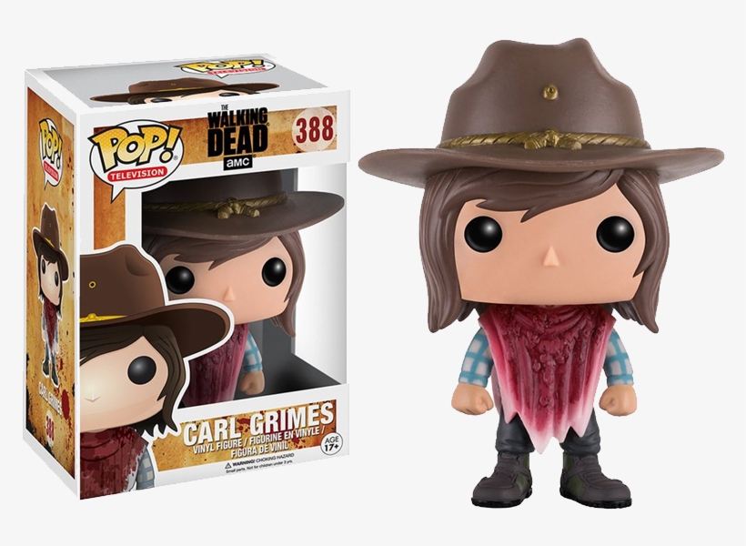 The Walking Dead - Funko Pop Carl Grimes, transparent png #3313047