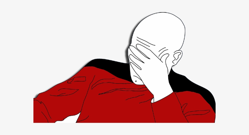I've Been Collecting Full Size Annoyedpicard - Illustration, transparent png #3313163