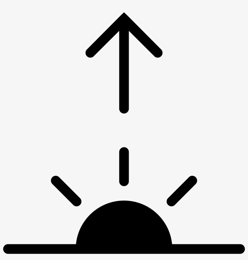 It's A Sun Peaking Halfway Up Over The Horizon - Sunrise And Sunset Clipart, transparent png #3313379