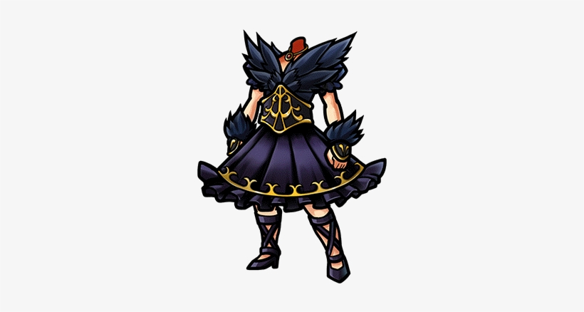 Gear-black Swan Dress Render - Sexy Cat Dress Unison League, transparent png #3313540