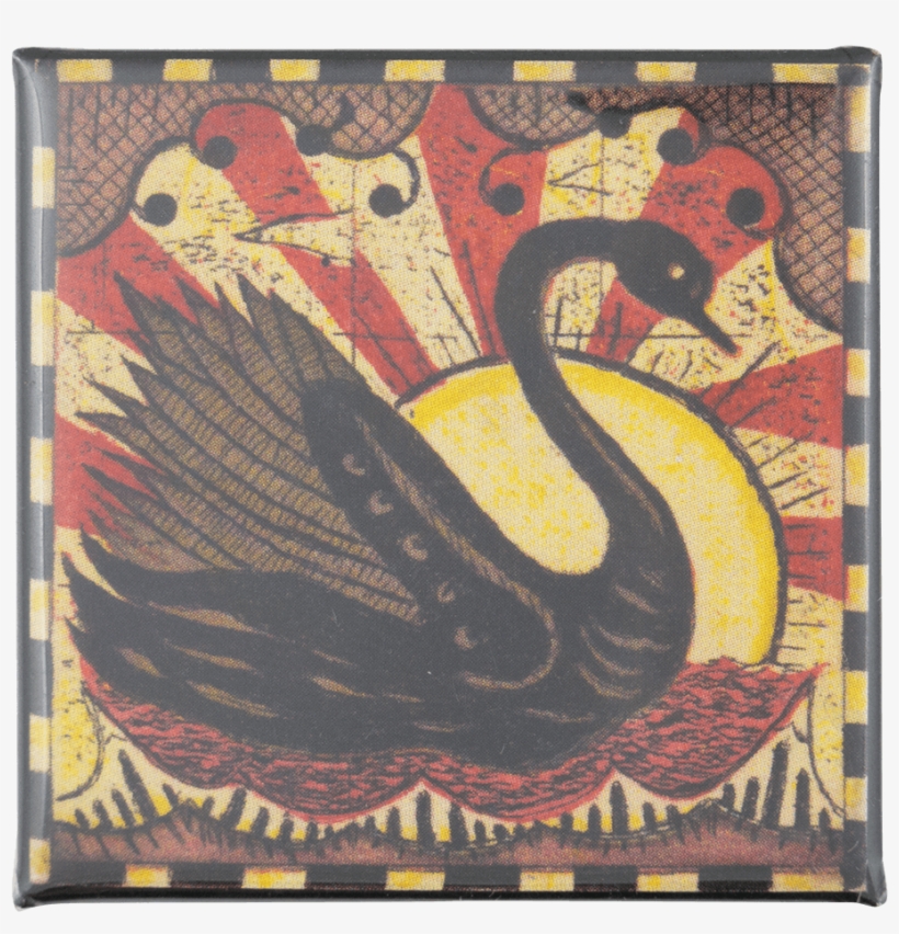 Tony Fitzpatrick Black Swan Art Button Museum - Black Swan, transparent png #3313646