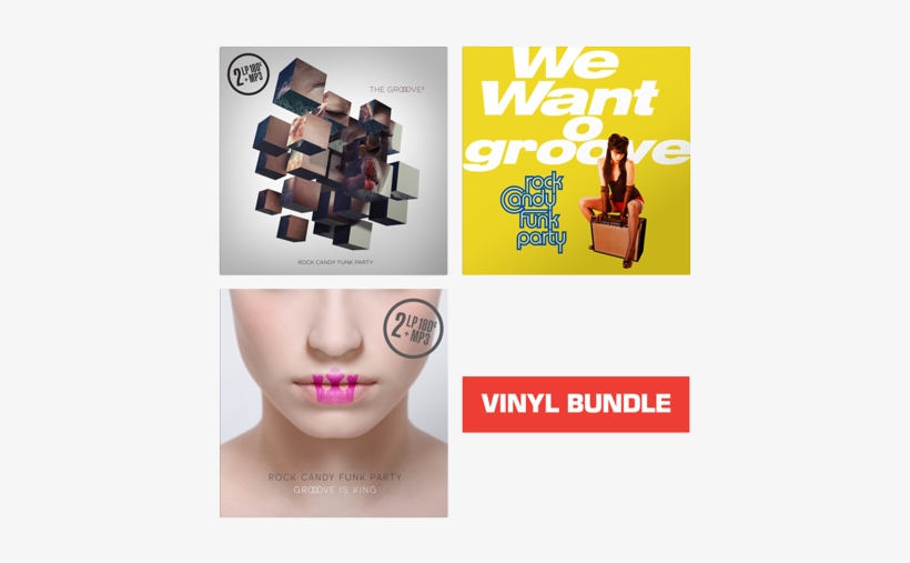 Rock Candy Funk Party Vinyl Bundle - Rock Candy Funk Party - The Groove Cubed [vinyl], transparent png #3314731