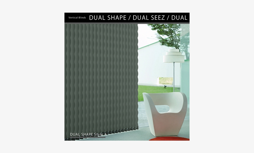 Dual Shape Style A - バーチカル ブラインド 波 型, transparent png #3315386