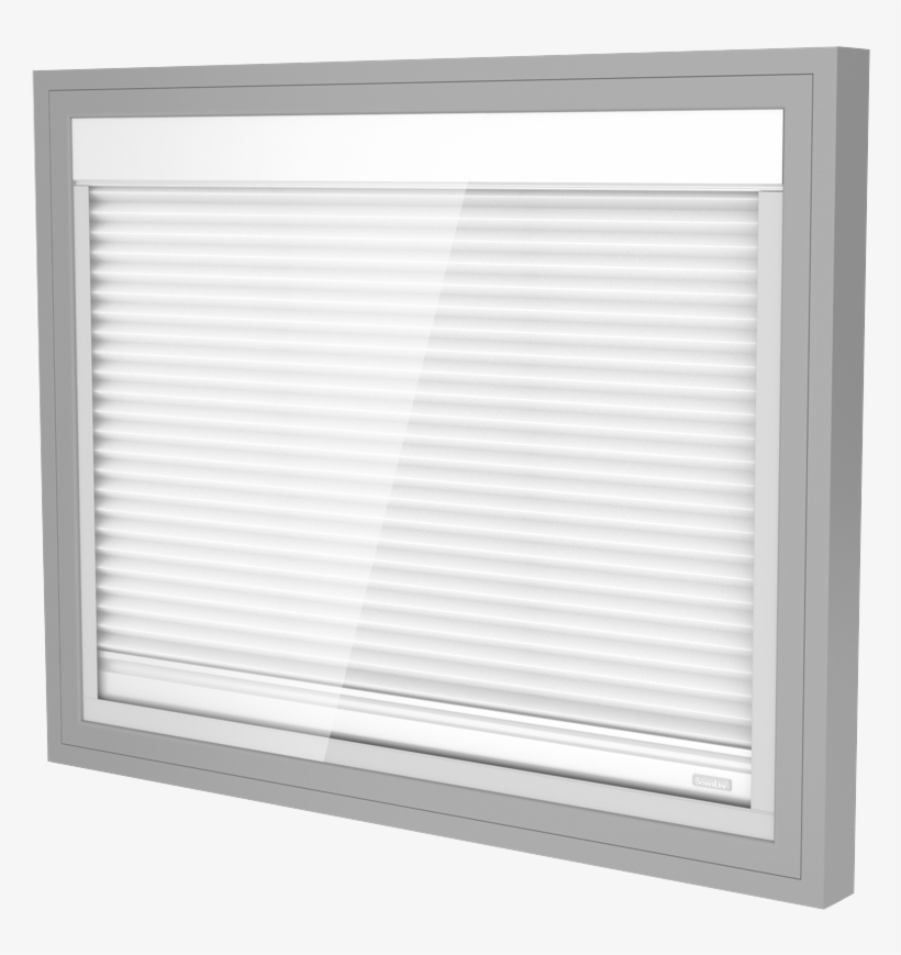 Sl27m Pleated Black-out Motorised - Tenda Plissé Screenline, transparent png #3315412
