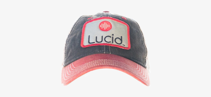 Lucid Trucker Cap Ofa Black/scarlet - Baseball Cap, transparent png #3315977