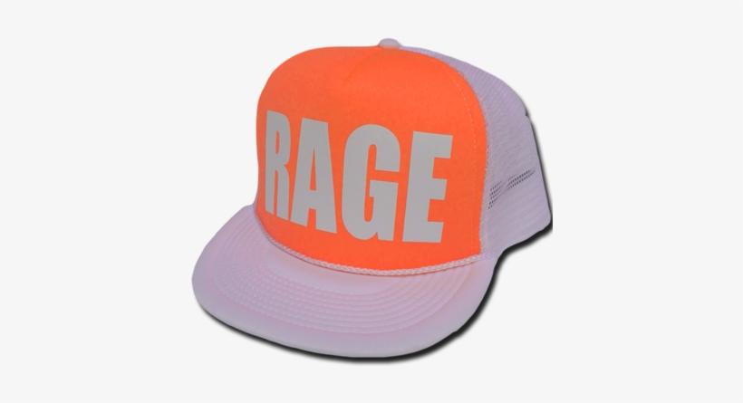 Rage White Orange - Neon Pink Hat (pack Of 5), transparent png #3316039