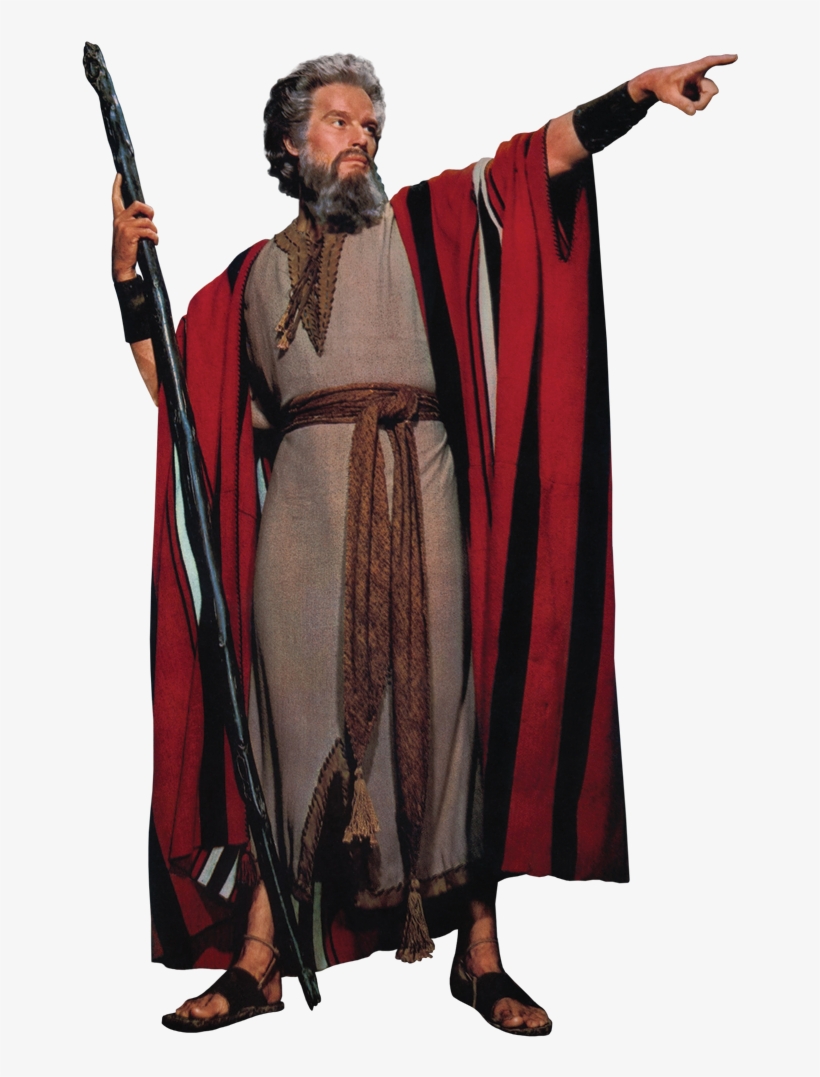 Charlton Heston Moses Staff, transparent png #3316180