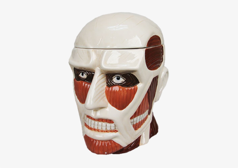 Attack - Attack On Titan Colossal Lidded Jar, transparent png #3316239
