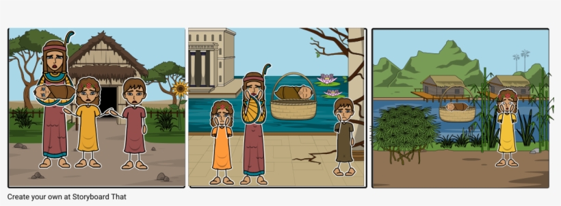 Story Of Moses - Cartoon, transparent png #3316469