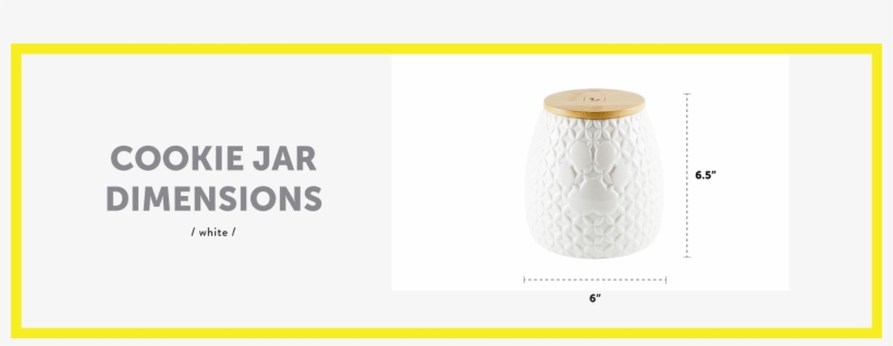 Dimensions Cookie Jar White For Dogs English - Lampshade, transparent png #3316712