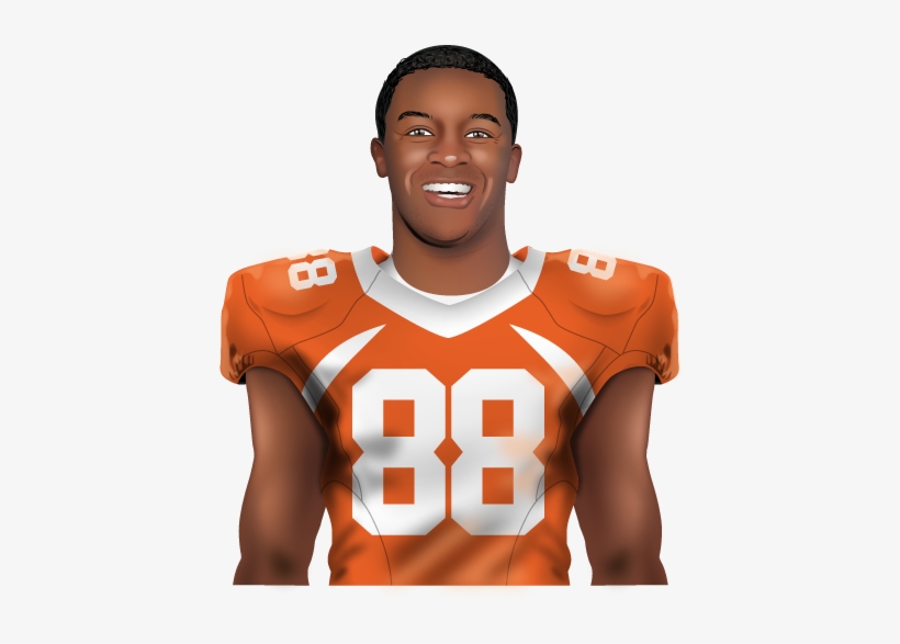Nflpa Emoji Wr Demaryius Thomas Pw V02 Nflpa Emoji - Thomas Demaryius, transparent png #3316989
