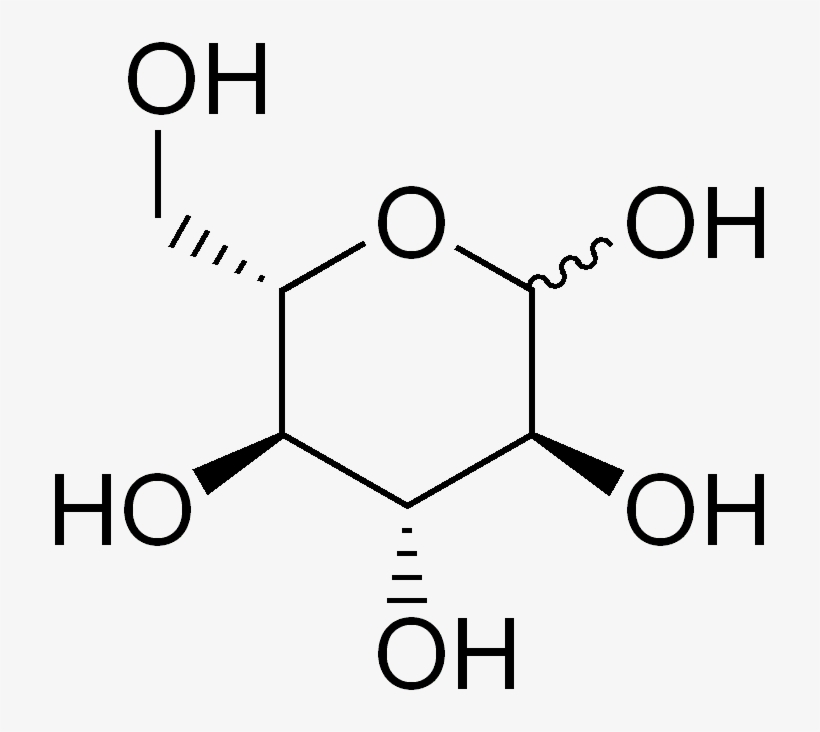 File - L-glucose - L Glucose Structure, transparent png #3317055