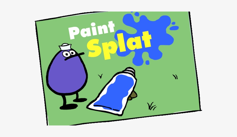 Paint Splat Photo - Peep And The Big Wide, transparent png #3317742