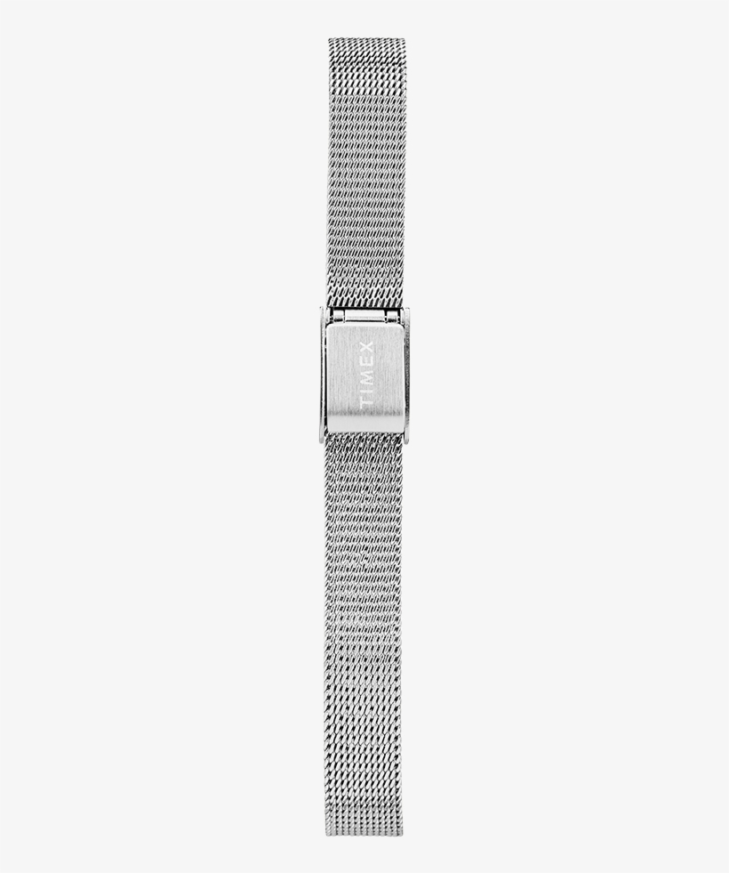 Milano Oval 24mm Mesh Band Watch Silver Tone/stainless - Stainless Steel, transparent png #3317907
