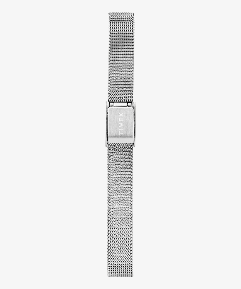 Milano Oval 24mm Mesh Band Watch Silver Tone/stainless - Stainless Steel, transparent png #3317907