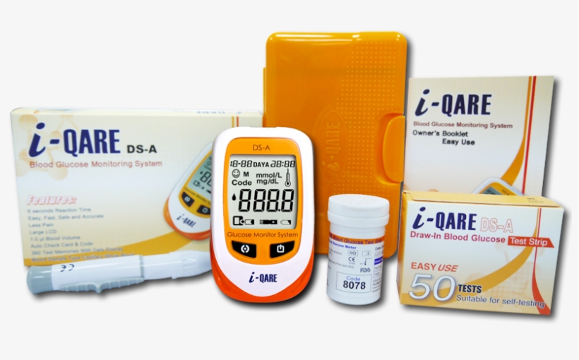 Ds-a Blood Glucose Monitoring Systrm - Glucose Meter, transparent png #3318156