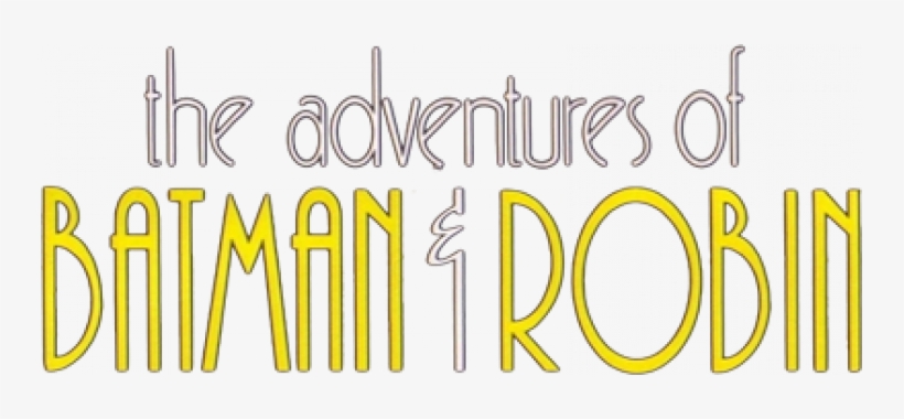 Other Graphic - Adventures Of Batman And Robin Logo, transparent png #3318535