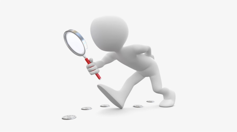 Man With Magnifying Glass, transparent png #3319152