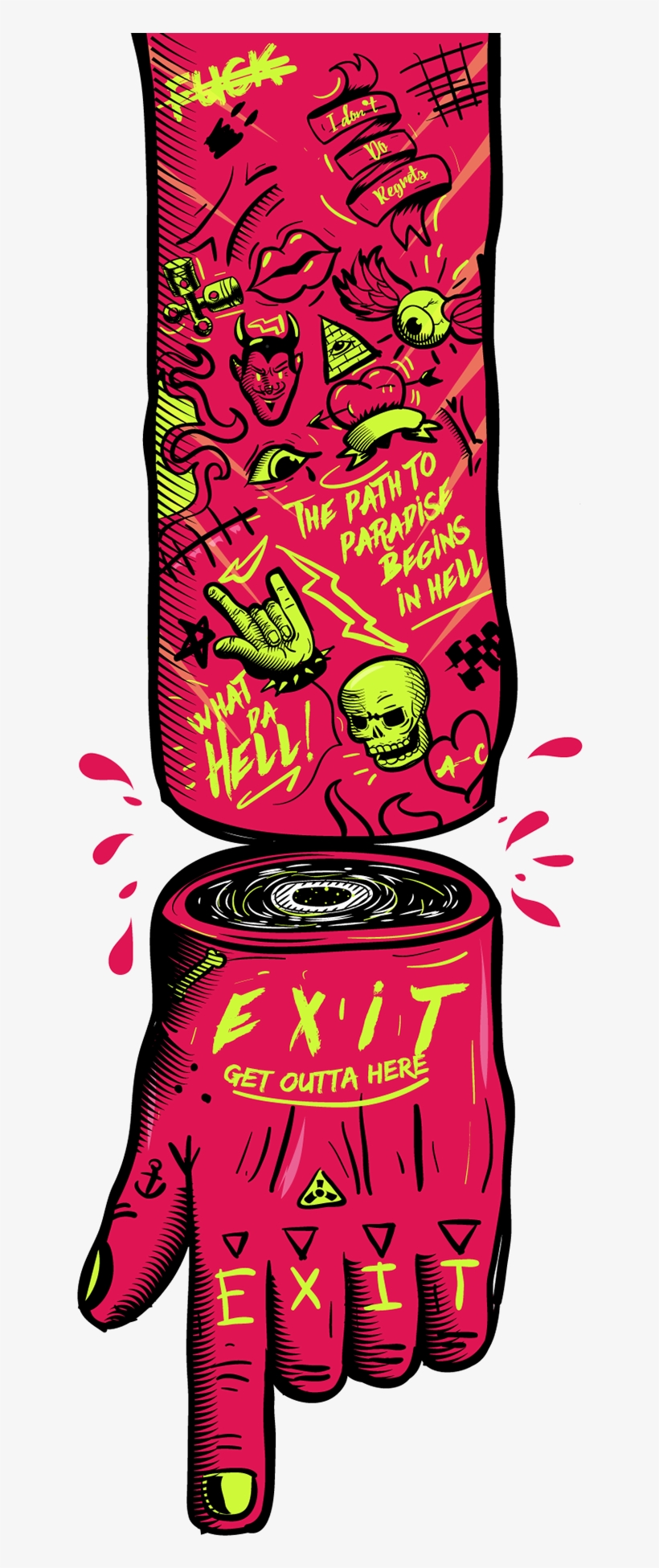 Hot As Hell - Graphic Design, transparent png #3319436