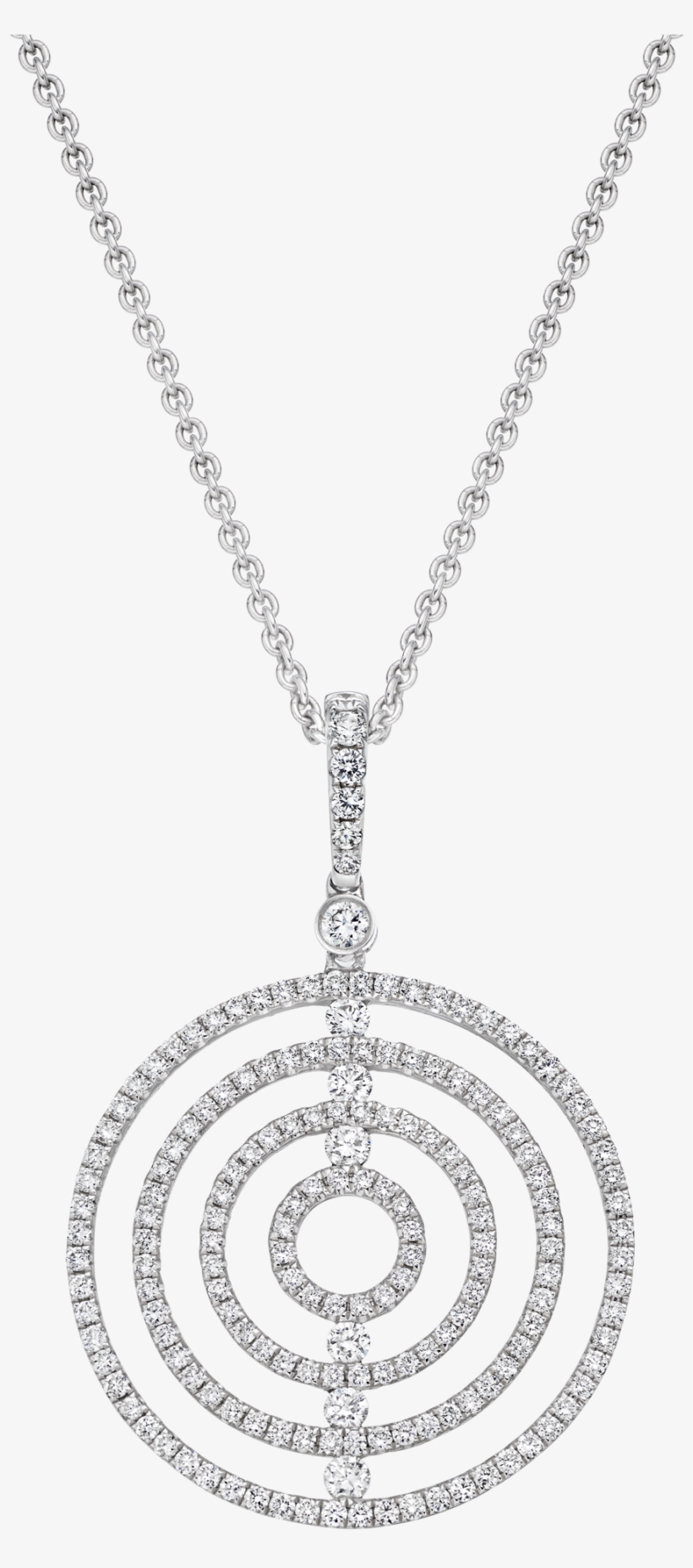 Saturn Diamond Pendant In White Gold - Pendant, transparent png #3319601