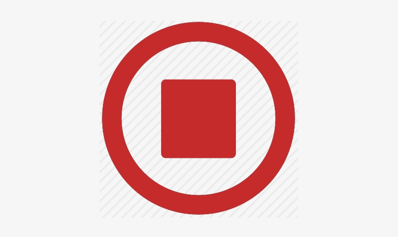 Stop Icon - Icon, transparent png #3319716