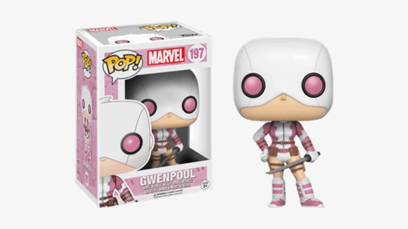 Pop Gwenpool Masked With Sword - Gwenpool Pop, transparent png #3320109