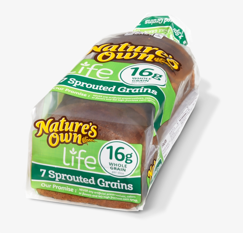 7 Sprouted Grains - Natures Own Life Bread, 7 Sprouted Grains - 20 Oz, transparent png #3320126