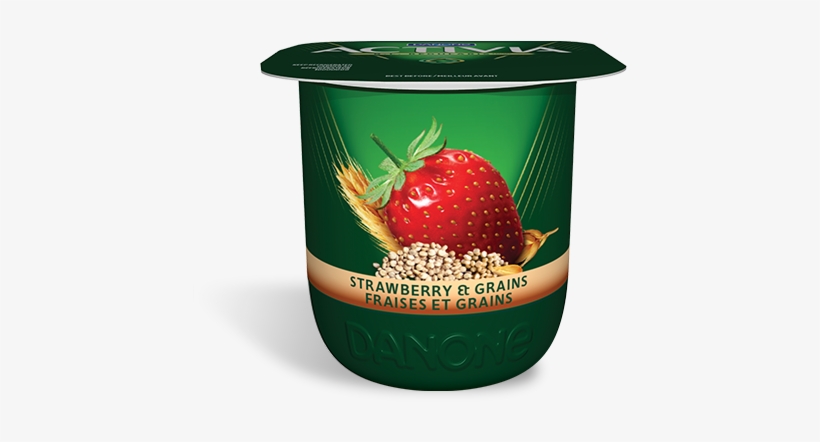 Strawberry And Grains - Activia, transparent png #3320239