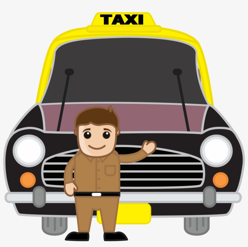 Indian Clipart Bus Driver - Clipart Sitting On Car, transparent png #3320769
