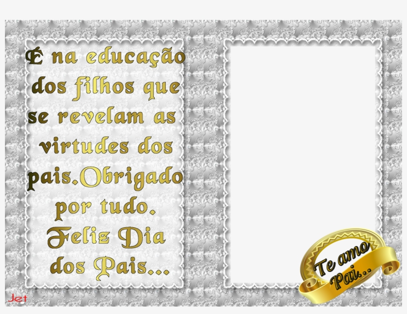 Moldura Dia Dos Pais, transparent png #3320985