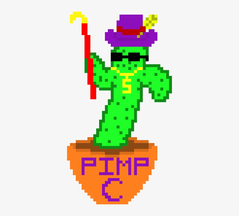 Pimp Cactus Finished - Illustration, transparent png #3321057