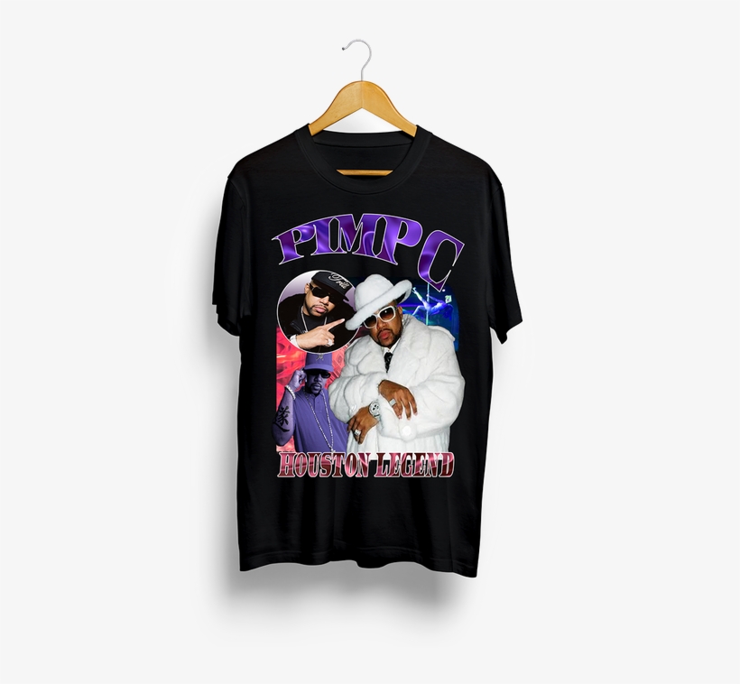 Pimp C Houston Legend Vintage Tee - Pimp C Vintage Shirt, transparent png #3321324