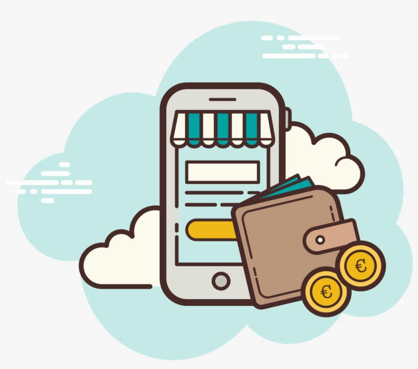 Mobile Shop Wallet Icon - Credit, transparent png #3322188