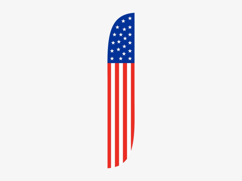 American Flag Usa With Stars Feather Flag - Lookourway American Flag Usa Feather Flag Complete, transparent png #3322552