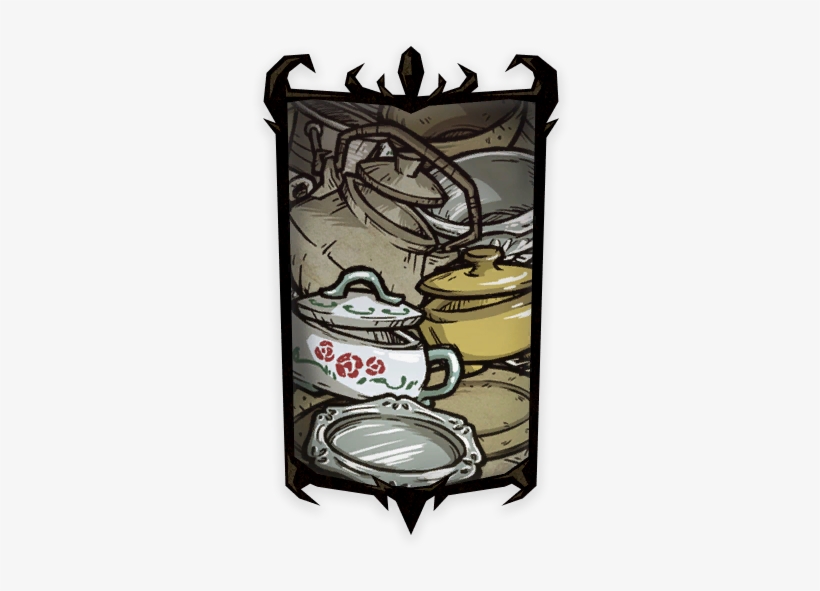 Pretty Pots Portrait Background - Don T Starve Culinarian Skin, transparent png #3322751