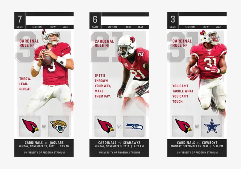 Azcardinals 0002 1c-tickets, transparent png #3323083