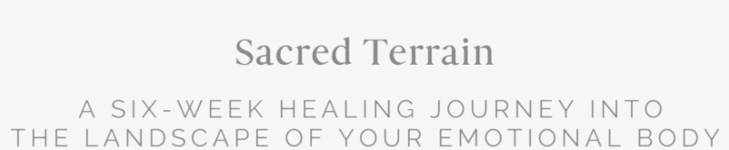 Sacred Terrain Title No Logo Large - Monochrome, transparent png #3323119