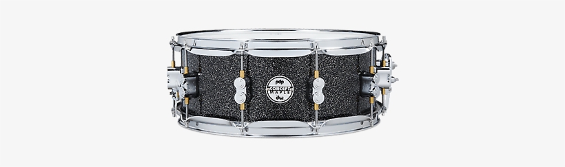 Chrome Hardware - Dw Pdp 14"x5,5" Black Wax Snare, transparent png #3323163