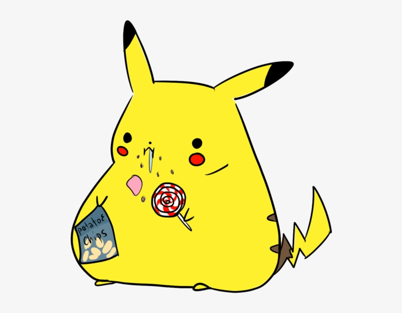 Fat Pikachu, transparent png #3323399