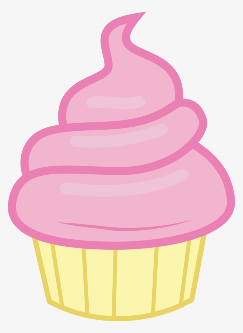 Mlp Food Vector - Cupcake Vector Simple Png, transparent png #3323792