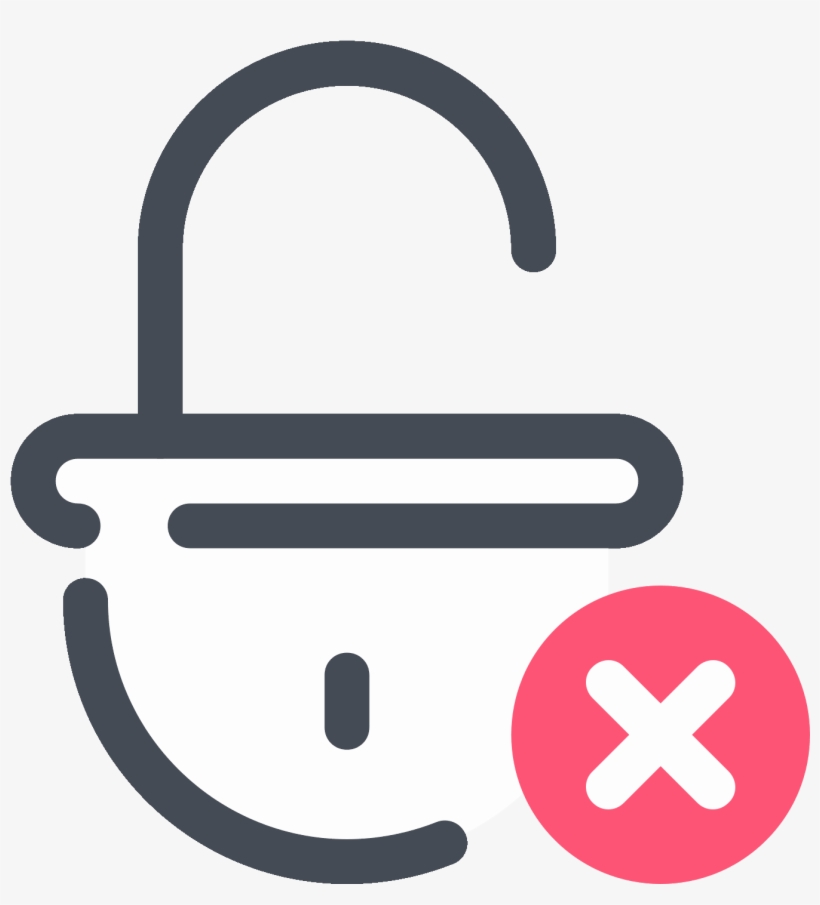 Delete Lock Icon - Euclidean Vector, transparent png #3323921