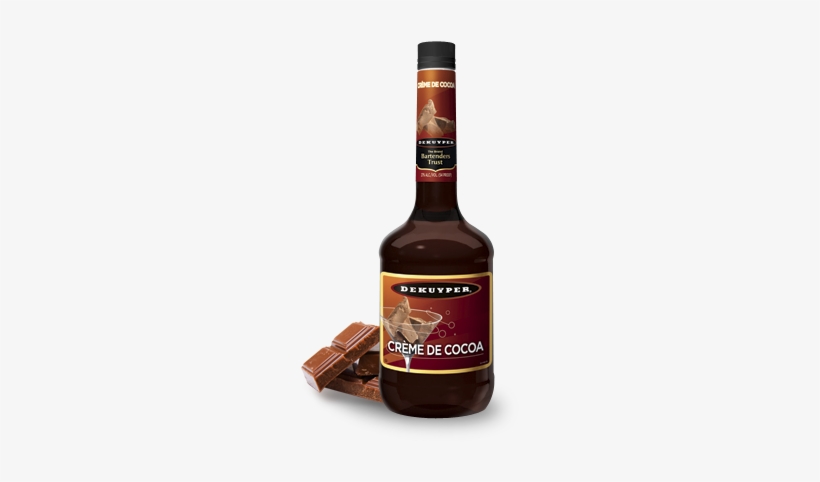Dekuyper® Créme De Cocoa Dark - Dekuyper Liqueur Creme De Cocoa White, transparent png #3323950