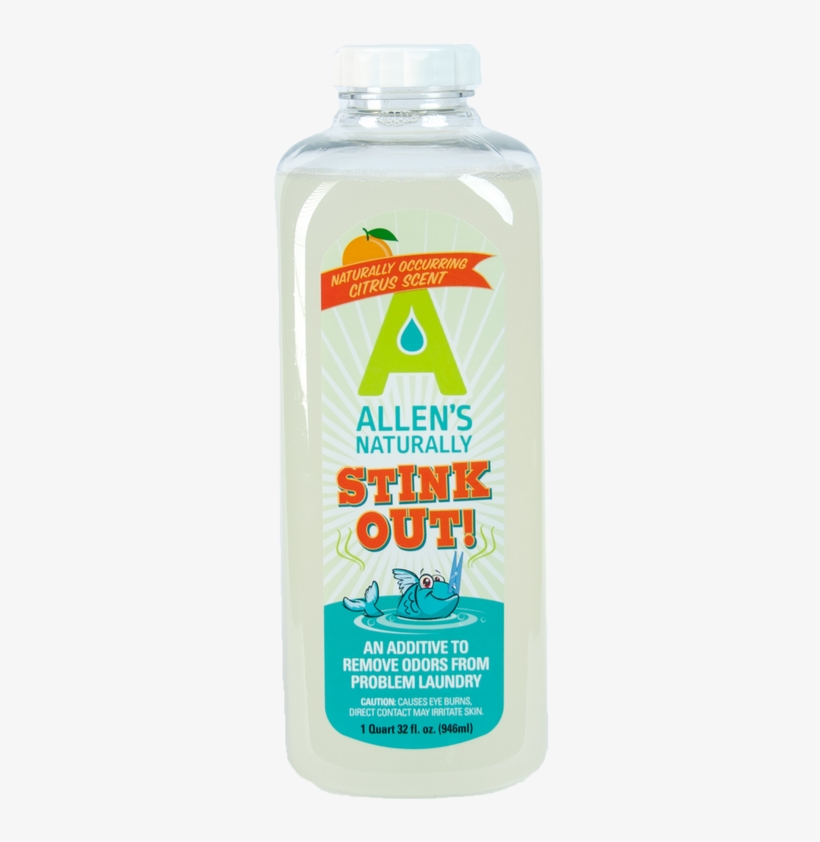 Natural Laundry Odor Remover - Allens Naturally Stink Out - 1 Pint, transparent png #3324565