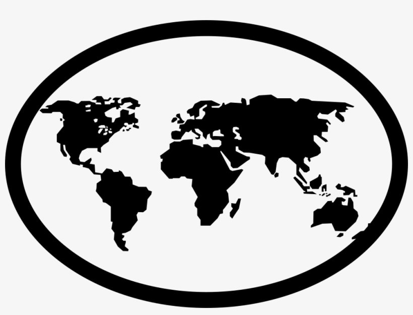 Earth Map In An Oval Comments - Resident Evil World Map, transparent png #3324910