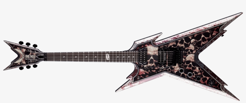 Dean Guitars Image - Dean Guitars Razorback - Skulls Lefty, transparent png #3324968
