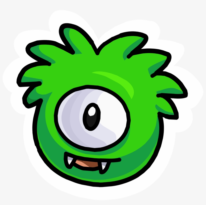 Green Alien Puffle Coming Soon - Club Penguin Monster Puffle, transparent png #3325280