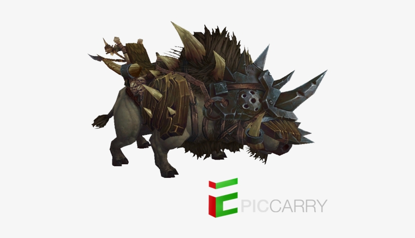 Armored Razorback - Wow Mounts For Sale, transparent png #3325371